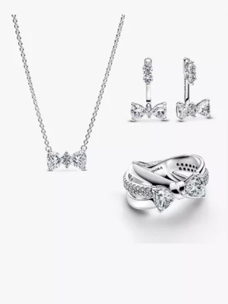 Sparkling Bow Schmuckset, 3-teilig