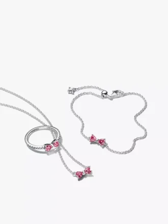 Sparkling Bow Schmuckset, 3-teilig