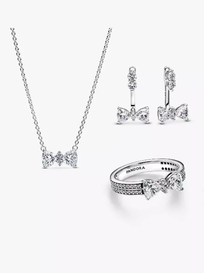 Sparkling Bow Schmuckset, 3-teilig Sparkling Bow Schmuckset, 3-teilig