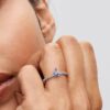 Sparkling Butterfly Ring – Sterlingsilber