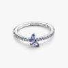 Sparkling Butterfly Ring – Sterlingsilber