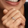 Sparkling Butterfly Ring – Sterlingsilber