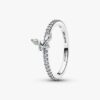 Sparkling Butterfly Ring – Sterlingsilber