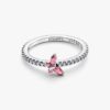 Sparkling Butterfly Ring – Sterlingsilber