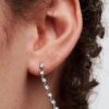 Sparkling Eight Stones Drop Ohrringe – Sterlingsilber Sparkling Eight Stones Drop Ohrringe – Sterlingsilber