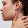 Sparkling Eight Stones Drop Ohrringe – Sterlingsilber Sparkling Eight Stones Drop Ohrringe – Sterlingsilber