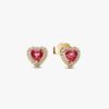 Sparkling Elevated Heart Ohrringe – 14 Karat vergoldet Sparkling Elevated Heart Ohrringe – 14 Karat vergoldet