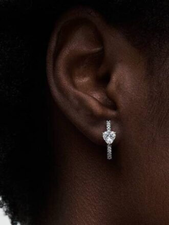 Sparkling Heart Ohrringe – Sterlingsilber Sparkling Heart Ohrringe – Sterlingsilber