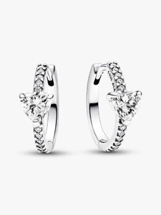 Sparkling Heart Ohrringe – Sterlingsilber Sparkling Heart Ohrringe – Sterlingsilber