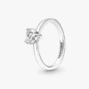 Sparkling Heart Solitaire Ring aus Sterlingsilber Sparkling Heart Solitaire Ring aus Sterlingsilber