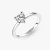 Sparkling Heart Solitaire Ring aus Sterlingsilber Sparkling Heart Solitaire Ring aus Sterlingsilber