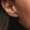 Sparkling Infinity Ohrringe – 14 Karat Roségold-Beschichtung Sparkling Infinity Ohrringe – 14 Karat Roségold-Beschichtung