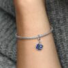Sparkling Moon Spinning Dangle Charm – Sterlingsilber Sparkling Moon Spinning Dangle Charm – Sterlingsilber