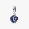 Sparkling Moon Spinning Dangle Charm – Sterlingsilber Sparkling Moon Spinning Dangle Charm – Sterlingsilber