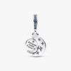 Sparkling Moon Spinning Dangle Charm – Sterlingsilber Sparkling Moon Spinning Dangle Charm – Sterlingsilber