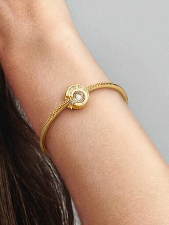 Sparkling Shooting Star Charm – 14-karätige Vergoldung