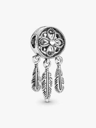 Spiritual Dreamcatcher Charm – Sterlingsilber