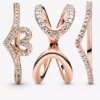 Stacking-Ring-Set „Lots of Love and Sparkle“, 3er-Set Stacking-Ring-Set „Lots of Love and Sparkle“, 3er-Set