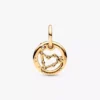 Stechfisch-Sternzeichen-Dangle Charm, 14-karätig vergoldet Stechfisch-Sternzeichen-Dangle Charm, 14-karätig vergoldet