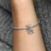 Stern- und Halbmond-Charm – Sterlingsilber