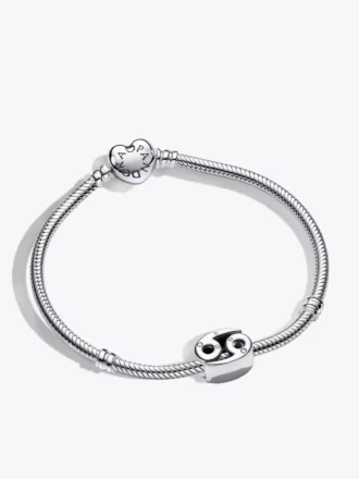 Sternzeichen-Charm-Armband-Set „Krebs“ (2er-Set)