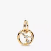 Sternzeichen-Dangle Charm-Armband-Set für Krebs, 2er-Set