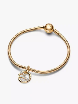 Stier-Dangle Charm-Armband-Set, 2er-Set