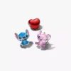 Stitch-Valentinstag-Charm-Geschenkset aus Sterlingsilber Stitch-Valentinstag-Charm-Geschenkset aus Sterlingsilber