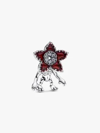 Stranger Things Beweglicher Demogorgon-Charm – Sterlingsilber
