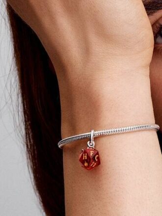 Stranger Things Hellfire Club Würfel-Dangle Charm – Sterlingsilber