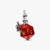Stranger Things Hellfire Club Würfel-Dangle Charm – Sterlingsilber