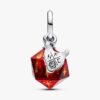 Stranger Things Hellfire Club Würfel-Dangle Charm – Sterlingsilber
