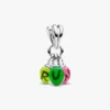 Stranger Things Im Dunkeln Leuchtender „Run“-Dangle Charm – Sterlingsilber