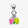 Stranger Things Im Dunkeln Leuchtender „Run“-Dangle Charm – Sterlingsilber