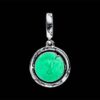 Stranger Things Im Dunkeln leuchtender Upside-Down-Dangle Charm – Sterlingsilber