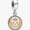 Sugar Skull Dangle Charm – Sterlingsilber Sugar Skull Dangle Charm – Sterlingsilber