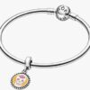 Sugar Skull Dangle Charm – Sterlingsilber Sugar Skull Dangle Charm – Sterlingsilber