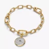 Sunrise-Medaillon-Charm, 14-karätig vergoldet Sunrise-Medaillon-Charm, 14-karätig vergoldet