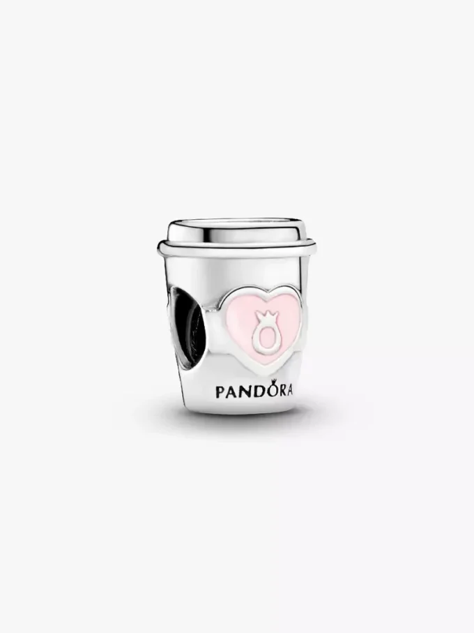 Take a Break-Kaffeetassen-Charm aus Sterlingsilber