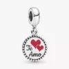 „Te amo“-Dangle Charm aus Sterlingsilber „Te amo“-Dangle Charm aus Sterlingsilber