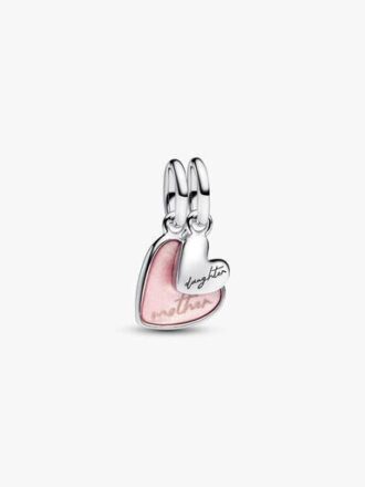 Teilbarer Mutter-&-Tochter-Dangle Charm – Sterlingsilber