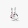 Teilbarer Mutter-&-Tochter-Dangle Charm – Sterlingsilber