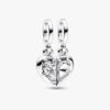 Teilbarer Mutter-&-Tochter-Dangle Charm – Sterlingsilber