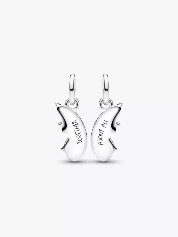 Teilbarer Schmetterlings-Dangle Charm aus Sterlingsilber