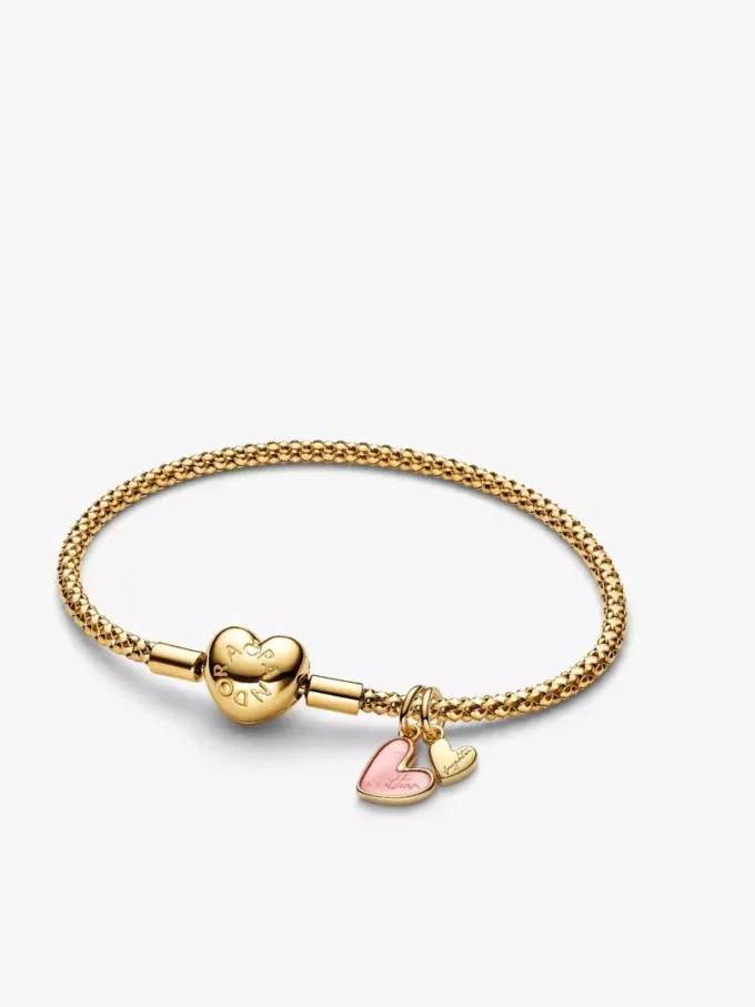 Teilbares Armband mit gravierten Charms für Mutter und Tochter, 2er-Set Teilbares Armband mit gravierten Charms für Mutter und Tochter, 2er-Set