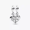 Teilbares Mutter-Tochter-Charm-Armband-Set, 2 Stück