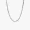 Tennis-Choker-Halskette aus Sterlingsilber Tennis-Choker-Halskette aus Sterlingsilber