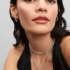 Tennis-Choker-Halskette aus Sterlingsilber Tennis-Choker-Halskette aus Sterlingsilber