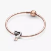 „Thank you mum“-Herz-Charm aus Sterlingsilber, 14-karätig rosévergoldet „Thank you mum“-Herz-Charm aus Sterlingsilber, 14-karätig rosévergoldet