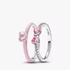 Think Pink Ring-Set, 2er-Set Think Pink Ring-Set, 2er-Set